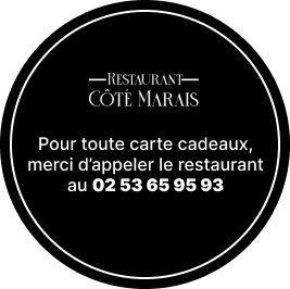 Restaurant Cote Marais Restauration Gastronomique Beauvoir Sur Mer Carte Cadeau